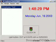 JD Punch Clock screenshot